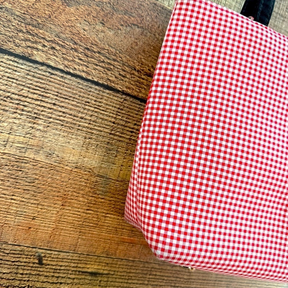 Kate Spade Vintage Y2K Gingham Tote Bag - Picture 4 of 10